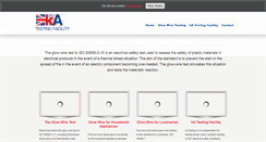 Desktop Screenshot of glow-wire-testing.com